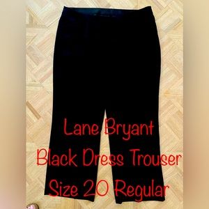 Lane Bryant Black Dress Trouser